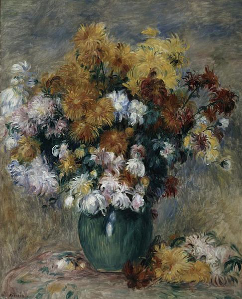 Pierre-Auguste Renoir Bouquet of Chrysanthemums